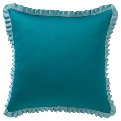 GOKVÄLLÅ Housse de coussin, bleu, 50x50 cm