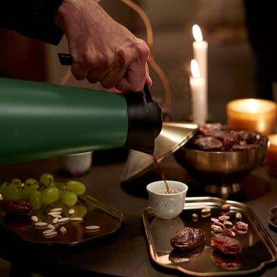 GOKVÄLLÅ Pichet isotherme, vert clair, 1 l