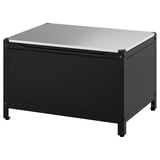 GRILLSKÄR Coffre, noir acier inoxydable/extérieur, 86x61 cm