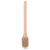 GRILLTIDER Brosse de nettoyage grille barbecue, acier inoxydable/hêtre, 42 cm