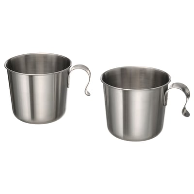 GRILLTIDER Tasse, acier inoxydable, 33 cl