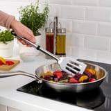 GRILLTIDER Ustensiles barbecue, 2 pièces, acier inoxydable