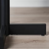 GRIMSARBO Table d'appoint, contreplaqué de pin/noir