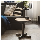GRIMSARBO Table d'appoint, contreplaqué de pin/noir