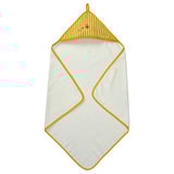 GRÖNFINK Cape de bain bébé, jaune, 80x80 cm