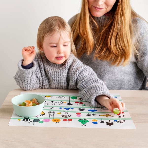 GRÖNFINK Set de table, multicolore, 30x40 cm