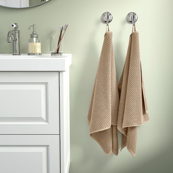 GULVIAL Serviette de toilette, beige, 50x100 cm