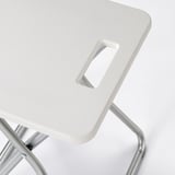 GUNDE Tabouret pliant, blanc