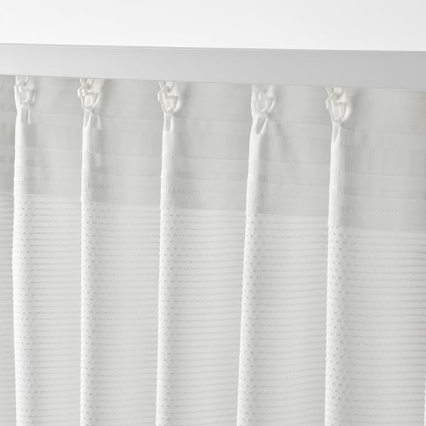 GUNNLAUG Rideau acoustique, blanc, 145x300 cm