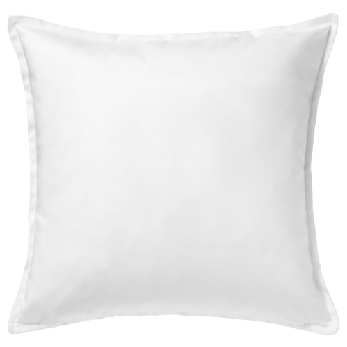 GURLI Housse de coussin, blanc, 50x50 cm