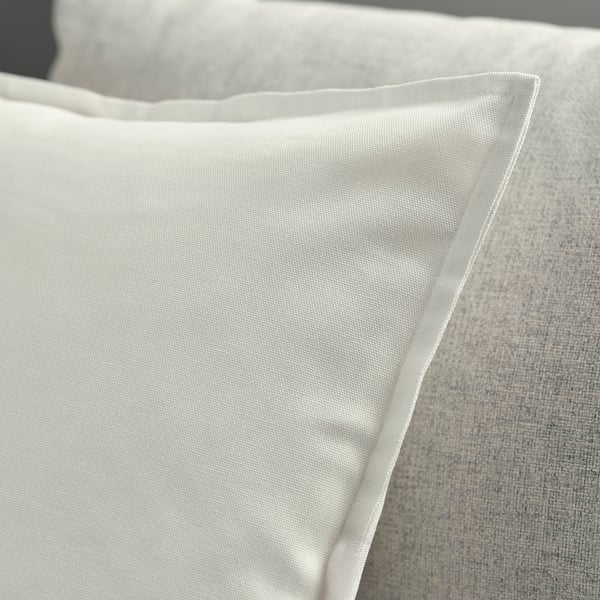 GURLI Housse de coussin, blanc, 50x50 cm