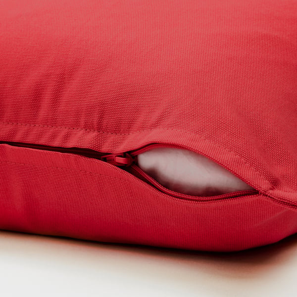 GURLI Housse de coussin, rouge, 40x58 cm