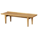 GUTTANE Table basse, chêne, 116x39 cm