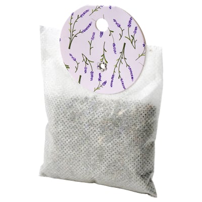 HÄRMHÖK Sachet de lavande, blanc/mauve, 7 g