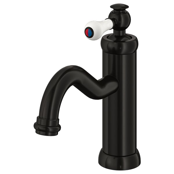 HAMNSKÄR Mitigeur lavabo, noir