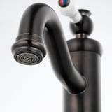 HAMNSKÄR Mitigeur lavabo, noir