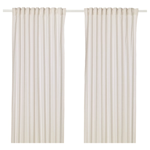 HANNALILL Rideaux, 2 pièces, beige, 145x300 cm