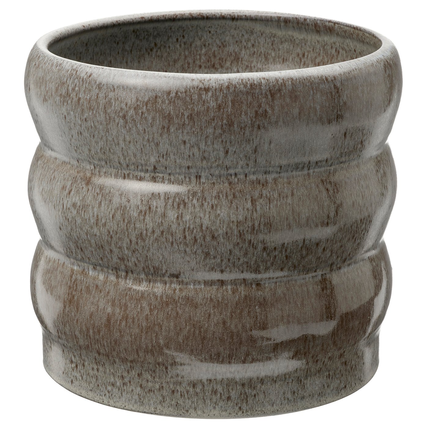 HASSELBUKETT Cache-pot, intérieur/extérieur/gris, 15 cm