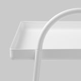 HATTÅSEN Table de chevet/étagère, blanc