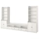 HAUGA Combinaison TV/rangement, blanc, 346x46x199 cm