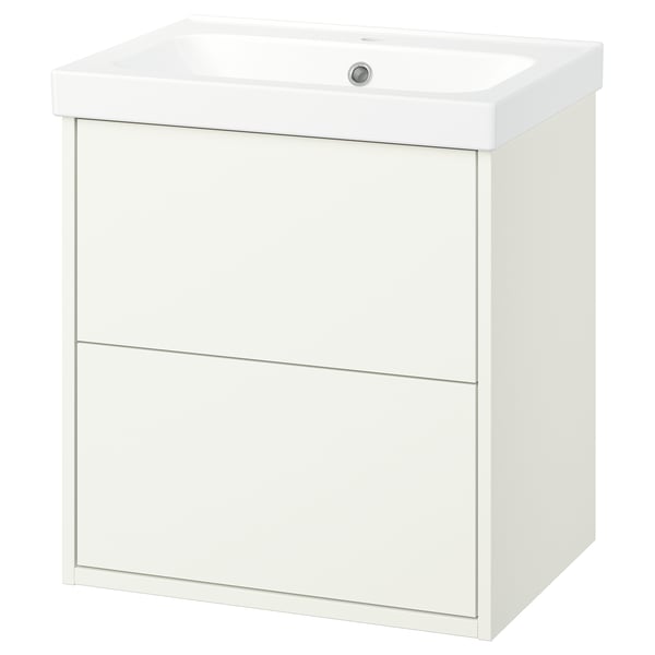 HAVBÄCK / ORRSJÖN Meuble lavabo avec tiroirs/vasque