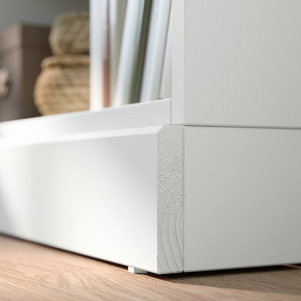HAVSTA Étagère avec plinthe, blanc, 81x37x134 cm