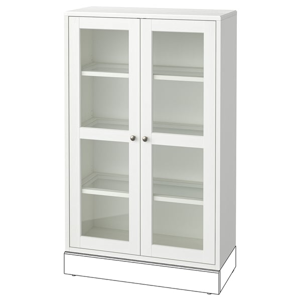 HAVSTA Vitrine, blanc, 81x35x123 cm
