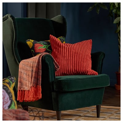 HÖSTAGILLE Housse de coussin, rouge, 50x50 cm