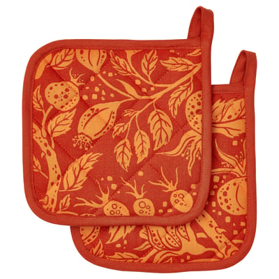 HÖSTAGILLE Manique, orange, 21x21 cm