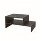 Option : HOLMERUD Table basse, brun foncé, 90x55 cm