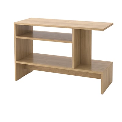 HOLMERUD Table d'appoint, motif chêne, 80x31 cm
