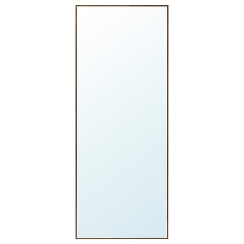 HOVET Miroir, motif chêne/brun, 78x196 cm