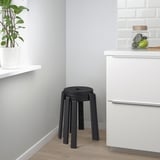 IBBARBO Tabouret, gris foncé