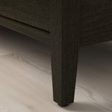 IDANÄS Table basse, brun foncé teinté, 107x55 cm