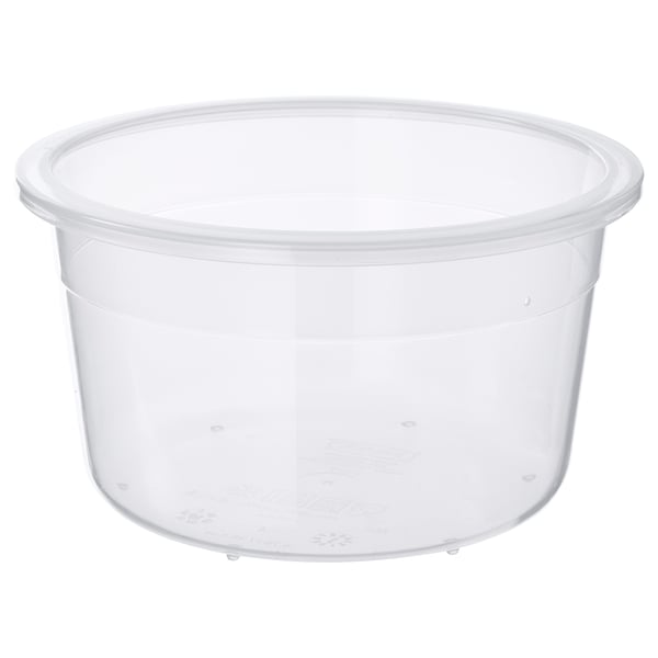 IKEA 365+ Boîte de conservation, rond/plastique, 750 ml