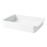 IKEA 365+ Plat à four, blanc, 38x26 cm