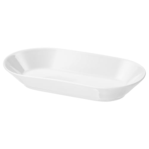 IKEA 365+ Plat, blanc, 24x13 cm