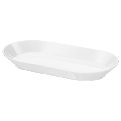 IKEA 365+ Plat, blanc, 31x17 cm
