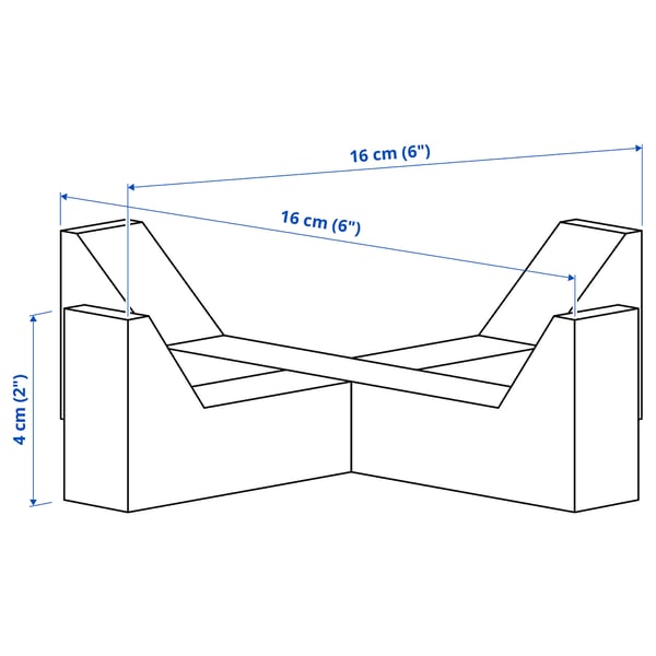 IKEA 365+ Plat de présentation, acacia, 16x16 cm