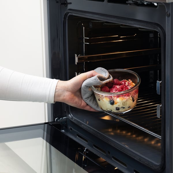 IKEA 365+ Récipient alimentaire, rond/verre, 600 ml