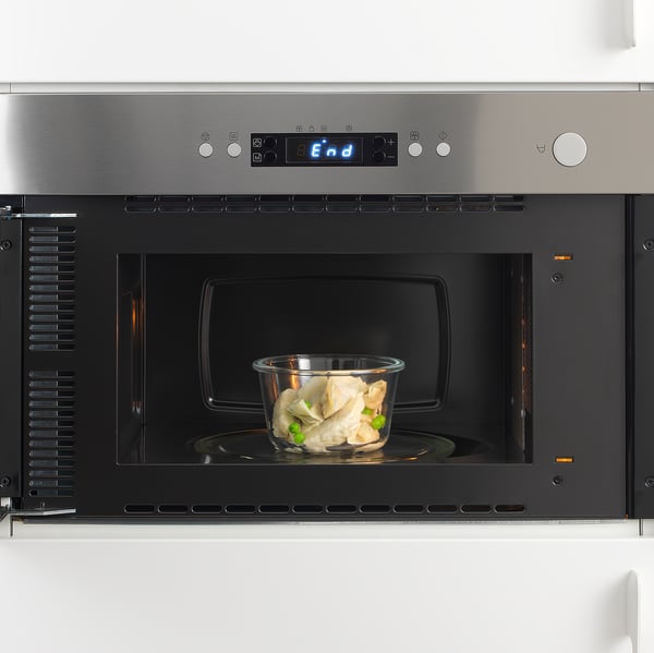 IKEA 365+ Récipient alimentaire, rond/verre, 600 ml