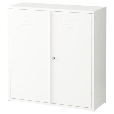 IVAR Armoire avec portes, blanc, 80x83 cm