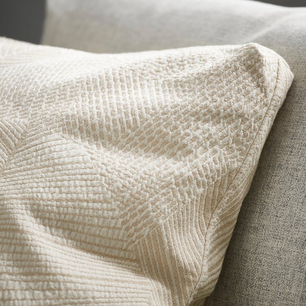 JÄTTEGRAN Housse de coussin, blanc cassé, 50x50 cm