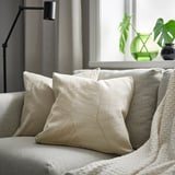 JÄTTEGRAN Housse de coussin, blanc cassé, 50x50 cm