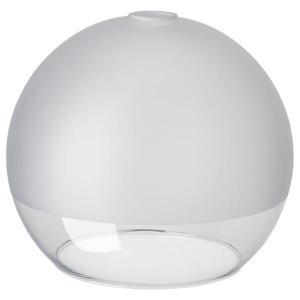 JAKOBSBYN Abat-jour suspension, verre givré, 30 cm