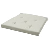 JUSTINA Carreau de chaise, vert clair, 42/35x40x4 cm