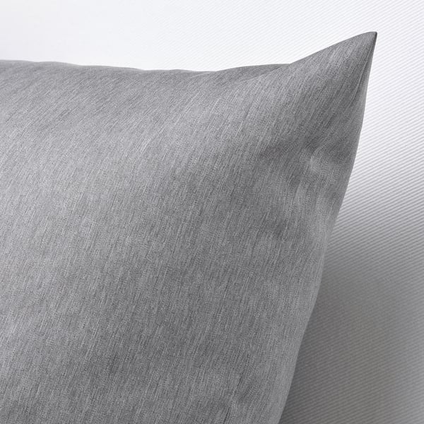 KÄRLEKSGRÄS Coussin, gris, 40x40 cm