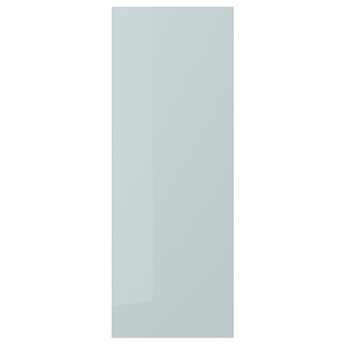 KALLARP Panneau latéral de finition, brillant bleu gris clair, 39x106 cm