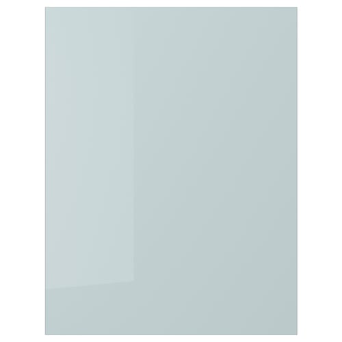KALLARP Panneau latéral de finition, brillant bleu gris clair, 62x80 cm