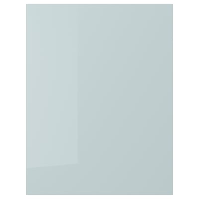 KALLARP Panneau latéral de finition, brillant bleu gris clair, 62x80 cm